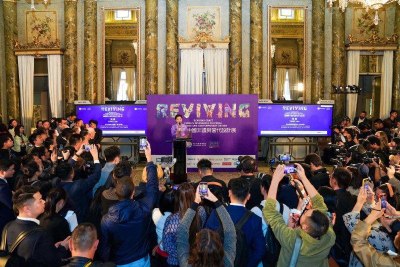 中国非遗瑰宝绽放米兰,2025“新生万物——中国非遗与当代设计展”启幕文明对话