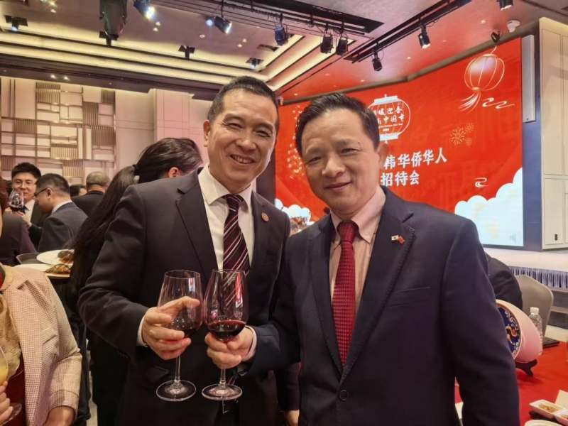 韩国浙江商会会长张益波受邀出席中国驻韩国大使馆2026年旅韩华侨华人春节招待会