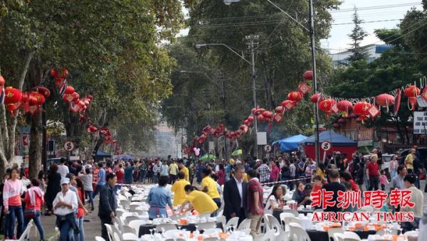 万人齐聚南非约堡唐人街共庆猪年新春佳节（视图）