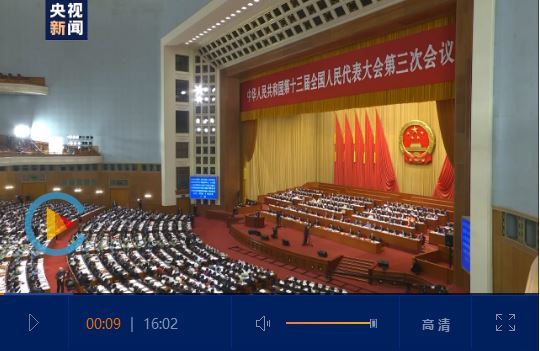 独家视频丨关于《全国人民代表大会关于建立健全香港特别行政区维护国家安全的法律制度和执行机制的决定（草案）》的说明