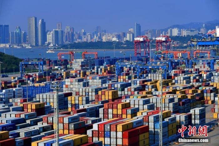 资料图：一处集装箱码头。 <a target='_blank' href='http://www.chinanews.com/'>中新社</a>记者 王东明 摄