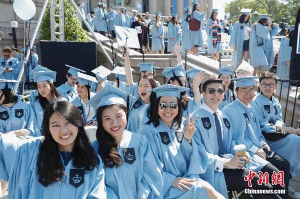 资料图：哥伦比亚大学中国留学生 <a target='_blank' href='http://www.chinanews.com/'>中新社</a>记者 廖攀 摄
