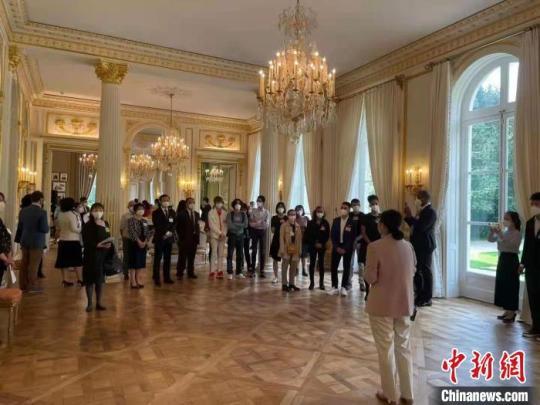 当地时间9月19日，中国驻法国使馆举办“遗产日·中秋情”专场活动。　中国驻法使馆 供图