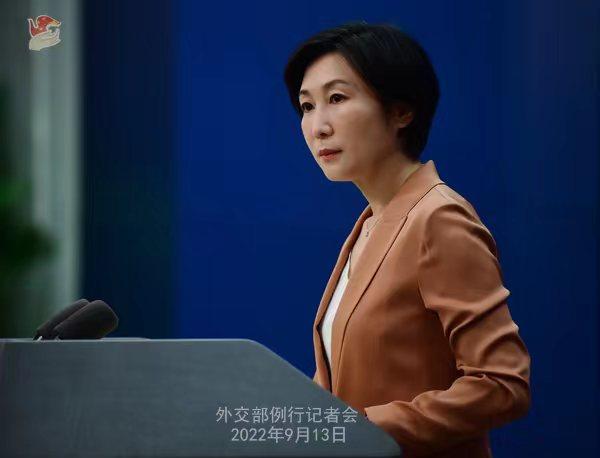 外交部发言人毛宁。 摄影 薛伟
