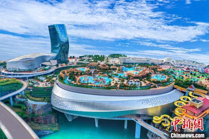 长沙重点文旅项目湘江欢乐城。首届长沙旅发大会组委会供图