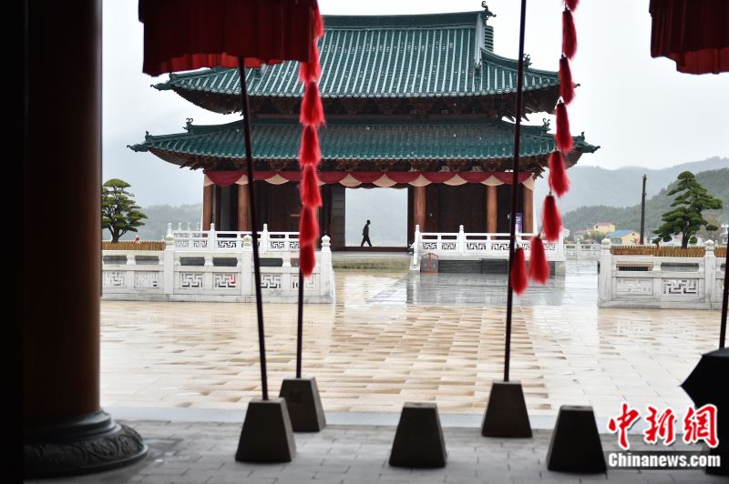图为朱子文化园。<a target='_blank'  data-cke-saved-href='/' href='/' >中新网</a>记者 李骏 摄