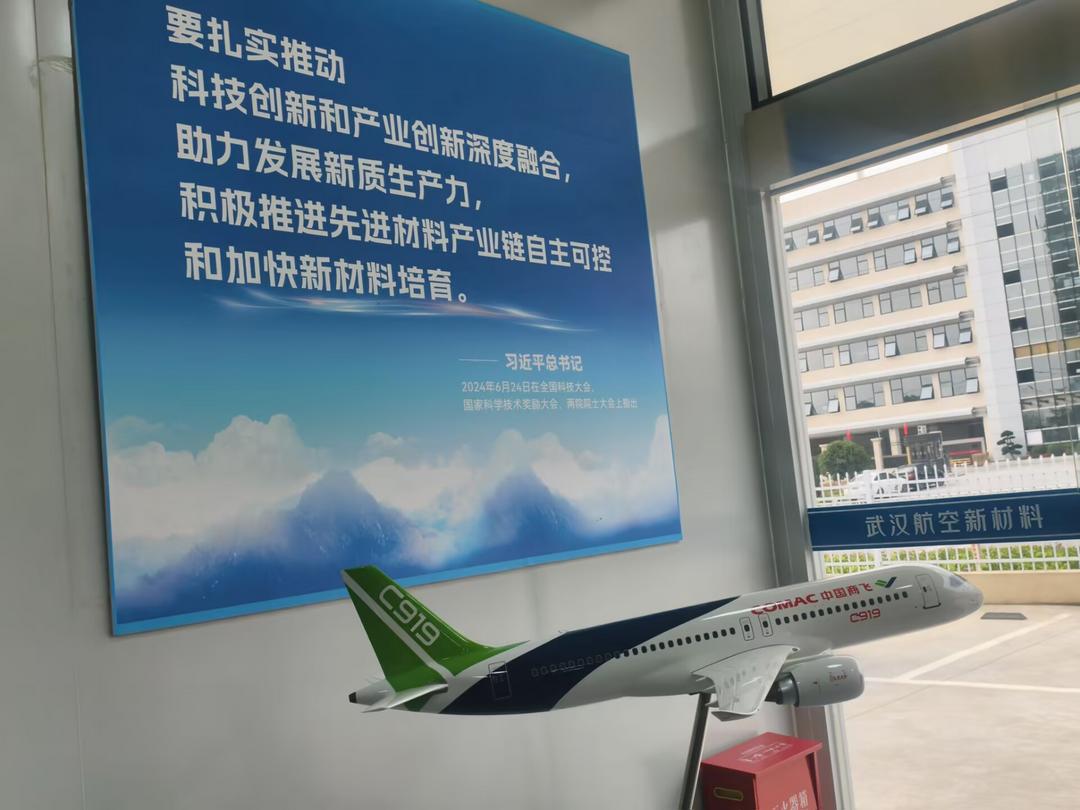 海外华文媒体团参访武汉航空新材料产业发展研究院